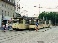 JN JNV zwei Gothazüge Stadtzentrum 1994-08-03 Foto: J. Niemeyer